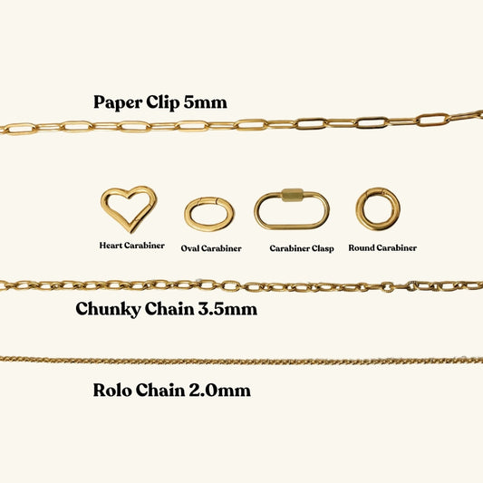 Custom Carabiner Charm Bracelet