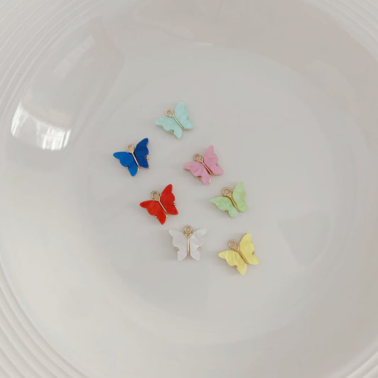 Butterfly Initial Necklace